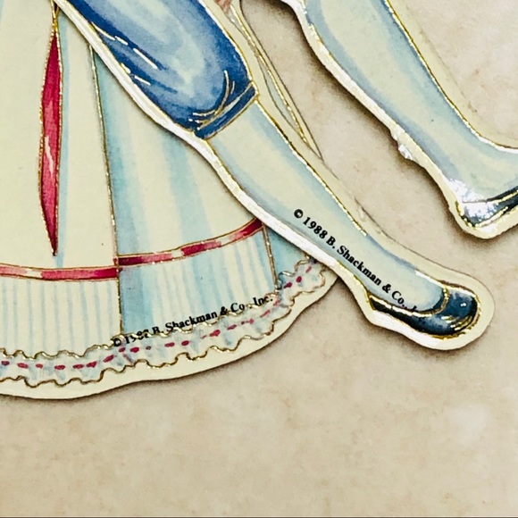 B. Shackman & Co Die Cut Ornaments 1988 Vintage NUTCRACKER - Picture 5 of 5